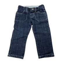 Load image into Gallery viewer, Boys Sprout, dark denim pants / jeans, elasticated, GUC, size 0,  