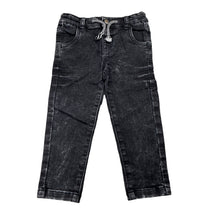 Load image into Gallery viewer, Unisex Kids &amp; Co Baby, knit stretch denim jeans, adjustable, GUC, size 1,  
