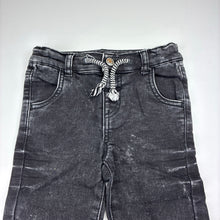 Load image into Gallery viewer, Unisex Kids &amp; Co Baby, knit stretch denim jeans, adjustable, GUC, size 1,  