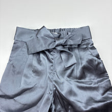 Load image into Gallery viewer, Girls Stix n Stones, dark grey satin feel lightweight pants, EUC, size 2,  