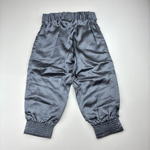 Load image into Gallery viewer, Girls Stix n Stones, dark grey satin feel lightweight pants, EUC, size 2,  