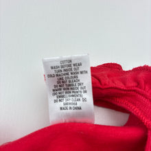 Load image into Gallery viewer, Girls Target, red cotton singletsuit / romper, EUC, size 000,  