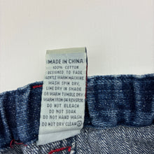 Load image into Gallery viewer, Boys Gumboots, vintage denim jeans, elasticated, GUC, size 6 months,  