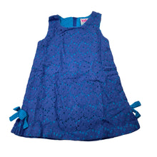 Load image into Gallery viewer, Girls Kids Stuff, cotton lined floral lace dress, GUC, size 0, L: 40cm