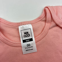 Load image into Gallery viewer, Girls Kids &amp; Co Baby, pink cotton bodysuit / romper, unicorn, EUC, size 00,  