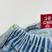 Load image into Gallery viewer, Girls GJ Unltd Jeans, blue stretch denim skirt, elasticated, GUC, size 1,  