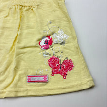 Load image into Gallery viewer, Girls Baby Baby, yellow soft feel lightweight top, GUC, size 00,  