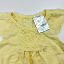 Load image into Gallery viewer, Girls Baby Baby, yellow soft feel lightweight top, GUC, size 00,  