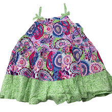Load image into Gallery viewer, Girls Monsoon, colourful paisley summer dress, EUC, size 0, L: 45cm