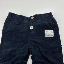 Load image into Gallery viewer, Girls Baby Baby, lined lightly wadded corduroy cotton pants,elasticated, EUC, size 00,  