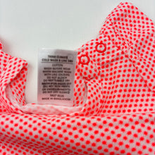 Load image into Gallery viewer, Girls Target, orange &amp; white cotton t-shirt / top, EUC, size 000,  