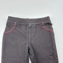 Load image into Gallery viewer, Girls Baby Berry, grey stretchy leggings / bottoms, EUC, size 00,  