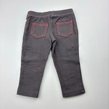 Load image into Gallery viewer, Girls Baby Berry, grey stretchy leggings / bottoms, EUC, size 00,  