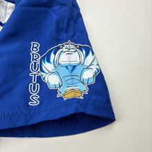 Load image into Gallery viewer, Boys NRL Official, Mascots, Brutus, Bulldogs board shorts, GUC, size 0,  
