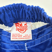 Load image into Gallery viewer, Boys NRL Official, Mascots, Brutus, Bulldogs board shorts, GUC, size 0,  