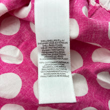 Load image into Gallery viewer, Girls Blue Zoo, pink &amp; white spot cotton dress, GUC, size 00, L: 35cm