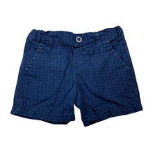 Load image into Gallery viewer, Boys H&amp;T, navy cotton shorts, adjustable, GUC, size 1,  