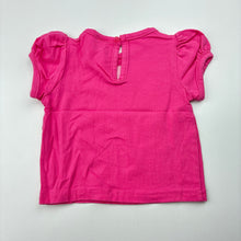 Load image into Gallery viewer, Girls Papoose Mini, pink stretchy t-shirt / top, bird, GUC, size 000,  