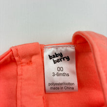 Load image into Gallery viewer, Girls Baby Berry, orange soft feel casual summer dress, EUC, size 00, L: 35cm