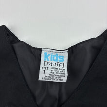 Load image into Gallery viewer, Boys Kids Stuff, black cotton waistcoat / vest, guitar, EUC, size 1,  