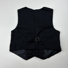 Load image into Gallery viewer, Boys Kids Stuff, black cotton waistcoat / vest, guitar, EUC, size 1,  
