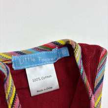 Load image into Gallery viewer, Girls Little Tackers, embroidered cotton corduroy dress, EUC, size 00, L: 40cm