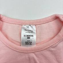 Load image into Gallery viewer, Girls Tiny Little Wonders, pink cotton tank top, heart, EUC, size 000,  