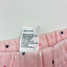 Load image into Gallery viewer, Girls Anko, pink cotton fleece lined pants / bottoms, EUC, size 000,  