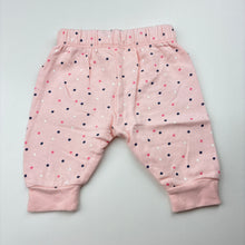 Load image into Gallery viewer, Girls Anko, pink cotton fleece lined pants / bottoms, EUC, size 000,  