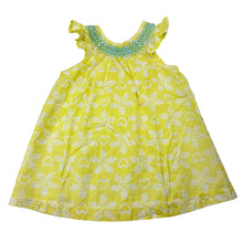 Load image into Gallery viewer, Girls Sprout, lightweight cotton floral dress, EUC, size 0, L: 40cm