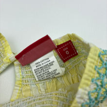 Load image into Gallery viewer, Girls Sprout, lightweight cotton floral dress, EUC, size 0, L: 40cm
