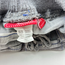Load image into Gallery viewer, Boys Sprout, grey stretch denim pants, elasticated, FUC, size 000,  