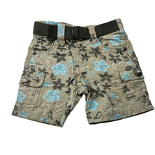 Load image into Gallery viewer, Boys Target, floral cotton cargo shorts, elasticated, EUC, size 000,  