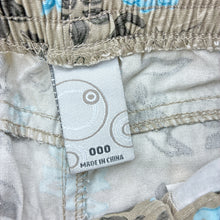 Load image into Gallery viewer, Boys Target, floral cotton cargo shorts, elasticated, EUC, size 000,  