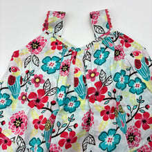 Load image into Gallery viewer, Girls Pumpkin Patch, lightweight floral cotton summer top, L: 36cm, EUC, size 1,  