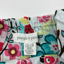 Load image into Gallery viewer, Girls Pumpkin Patch, lightweight floral cotton summer top, L: 36cm, EUC, size 1,  