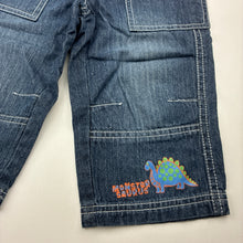 Load image into Gallery viewer, Boys Target, dark denim pants, elasticated, Inside leg: 26cm, GUC, size 1,  