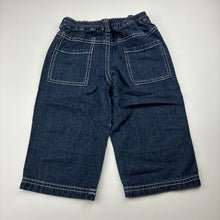 Load image into Gallery viewer, Boys Target, dark denim pants, elasticated, Inside leg: 26cm, GUC, size 1,  
