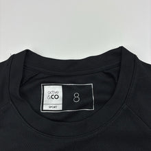 Load image into Gallery viewer, Unisex Active &amp; Co, black sports / activewear top, EUC, size 8,  