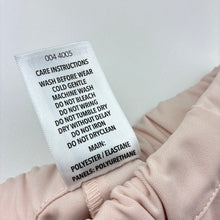 Load image into Gallery viewer, Girls Peter Morrissey, pale pink pants, faux leather panels, EUC, size 0,  