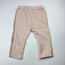 Load image into Gallery viewer, Girls Peter Morrissey, pale pink pants, faux leather panels, EUC, size 0,  