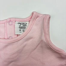 Load image into Gallery viewer, Girls Gaia, pink organic cotton casual dress, GUC, size 00, L: 35cm
