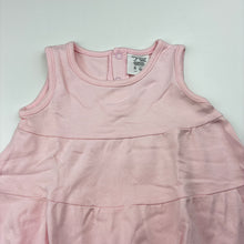 Load image into Gallery viewer, Girls Gaia, pink organic cotton casual dress, GUC, size 00, L: 35cm