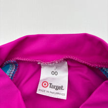 Load image into Gallery viewer, Girls Target, zip up rashie / swim top, GUC, size 00,  