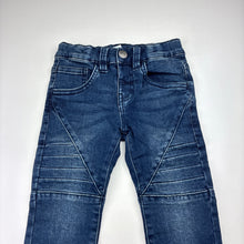 Load image into Gallery viewer, Boys Anko, stretch denim jeans, adjustable, Inside leg: 35cm, GUC, size 1,  