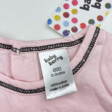 Load image into Gallery viewer, Girls Baby Berry, pink cotton t-shirt / top, amazing, NEW, size 000,  
