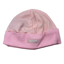 Load image into Gallery viewer, Girls Peter Rabbit, Jemima Puddle-duck stripe cotton hat, GUC, size 0000-000,  