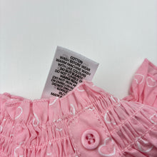 Load image into Gallery viewer, Girls Target, pink lightweight cotton top, EUC, size 000,  