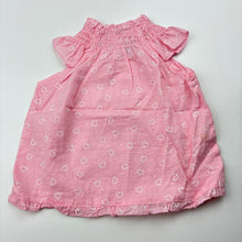 Load image into Gallery viewer, Girls Target, pink lightweight cotton top, EUC, size 000,  