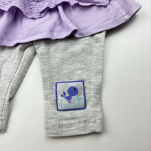 Load image into Gallery viewer, Girls Baby Baby, all-in-one leggings / skirt, GUC, size 000,  